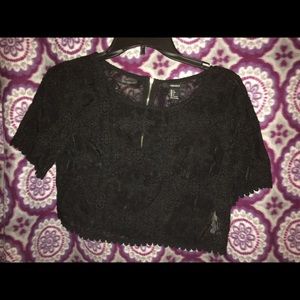 Forever 21 Black crop top